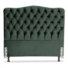 Cabeceira De Cama Box Casal Queen 158cm Dunas Verde Militar.