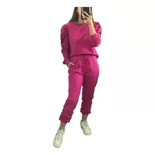 Conjunto Calça E Blusa Princesa Moletom Abrigo Com Bolso