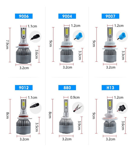 Kit Faros Delanteros Led Luz Alta Y Luz Baja For Chevrolet Foto 9