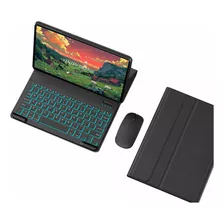 Para Tab S7plus/s7fe/s8plus Capa,teclado Iluminados E Mouse