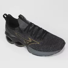 Tênis Mizuno Wave Invictus 3 Masculino - Preto