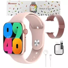 Smartwatch W29 Pro Series 9 Rosa + Brindes