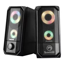 Marvo Parlantes 2.0 Sg-265 Rgb 6w Gamer Pc