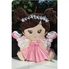 Piñata De Cumpleaños Y Fiestas Niña Vestido Rosa 