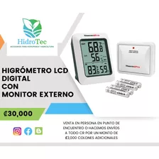 Higrómetro Lcd Digital Con Monitor Externo