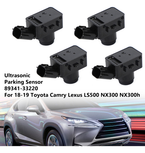4x Sensor Reversa Para Toyota Camry Lexus Ls500 Nx300 Nx300h Foto 8