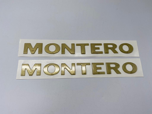 Foto de Mitsubishi Montero Pajero Dorado Emblema X2 Cinta 3m