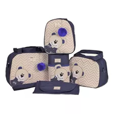 Kit Bolsas De Bebê Mala De Mater. Menino(a)5pçs Frete Gratis