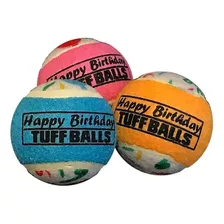 Petsport 55870009: Tuff Ball Happy Birthday Balls Dog Toy, 3