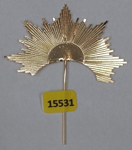 15531 Resplendor Metal Dourado Arte Sacra 