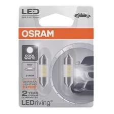 Lampara Led Tubular Osram 12v. 5w. 31mm Juego