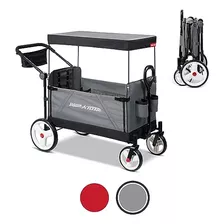 City Luxe Stroll N Wagon, Gris Con Carrito Para Padres Y Bol