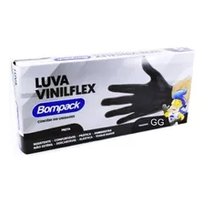 Luva Descartável Bompack Vinilflex Ambidestra Caixa 100un