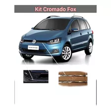 Aplique Kit Friso Cromado Dianteiro Fox Space Fox