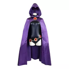 Traje De Disfraz De Raven De Teen Titan P/halloween/cosplay