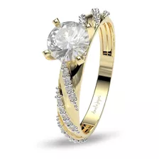 Anillo De Compromiso Belle Ademia Amelie Joyas Oro 14k 