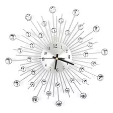 Soonhua Reloj De Pared Moderno De Cristal Con Diamantes, Rel