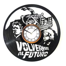 Reloj De Pared De Volver Al Futuro, En Disco De Vinilo