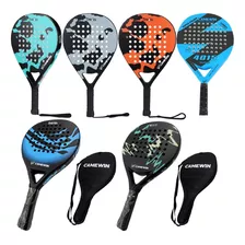 Pala Padel Carbono Híbrido 38mm Con Bolso Deporte Raqueta