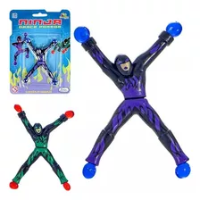 2 Boneco Ninja Desce Parede Gruda Vidro Brinquedo Presente