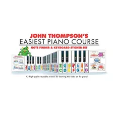 Easiest Piano Course: Note Finder & Keyboard Sticker Set.