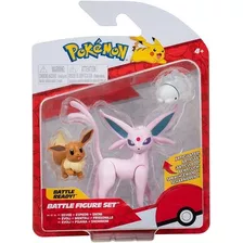 Pokémon Set Figuras De Batalla Eevee, Espeon Y Snow