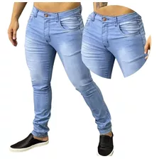 Calça Jeans Masculina Com Lycra