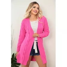 Max Cardigan Casaco Sobretudo Feminino Ref001 Inverno