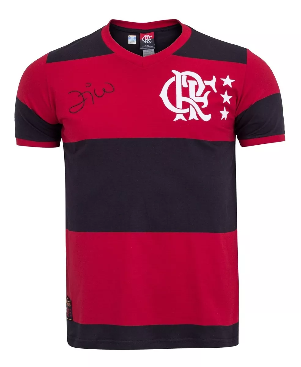 Camiseta Do Flamengo Zico Braziline - Masculina