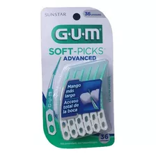 Gum Interdentales Soft Picks Advanced Con 36 Piezas Sunstar