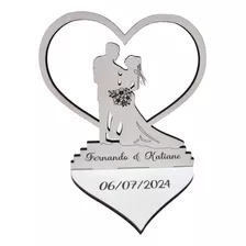 100 Lembrancinhas De Casamento Mdf Decoração 10cm Branca