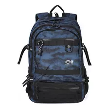 Mochila Elf Porta Notebook Azul 2102 Oficina Estudiantes