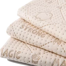 Sbana Impermeable De Algodn 100% Natural, Almohadillas Para 