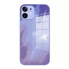 Funda Celular Silicona Para iPhone Protector Camara Acuarela