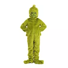 Disfraz Talla Medium Para Niños Grinch De Dr. Seuss