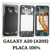 Galaxy A20 32gb Tela Quebrada - Placa 100% Desbloqueada