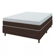 Cama Box Casal Molas Ensacadas Individualmente Euro 138x188 Karina Umaflex