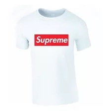 Playera Logo Supreme Manga Corta Casual Envío Gratis