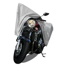 Capa Para Cobrir Moto Gg Hws Proteção Uv Impermeável Silver