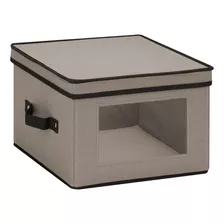 Honey-can-do Sft-caja Con Ventana Para Almacenamiento De Vaj
