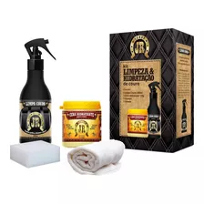 Kit Limpa Couro Jr + Hidratante De Couro Automotivo Jr 170g