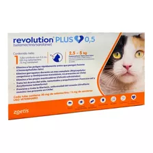 Revolution Plus Pipeta Gato 2.5-5kg Interna-externa Tps