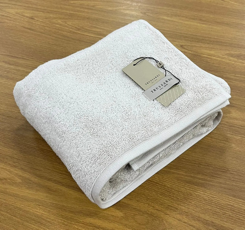 Toalha Banhão Trussardi Cotone Speciale Fontani Off White Lisa