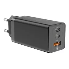 Carregador Smartphone 3 Em 1 Usb-c Carga 65w Notebook Mac