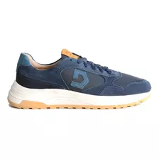 Zapatilla De Cuero Hombre Democrata Premium Dave 336101