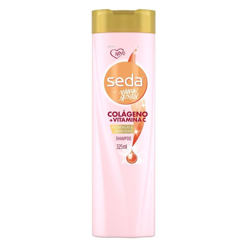  Shampoo Com Colageno E Vitamina C Seda 325ml