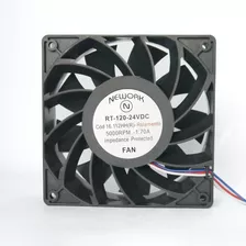 Miniventilador Nework 120x120x38 24vdc Código 16.112 Hhr