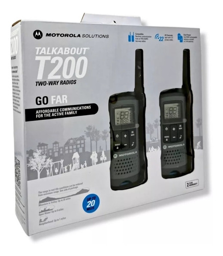 Radios Motorola T200 Alcance En Ciudad 500 Mts Recargables  Foto 4