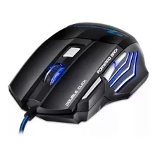 Mouse Gamer Con Luz Rgb Y Cable Reforzado Enmallado De 1.8 M