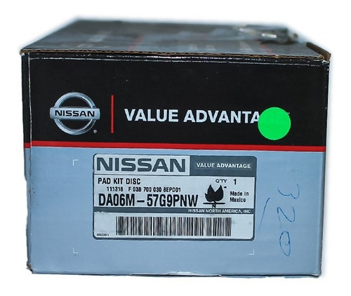 Balatas Delanteras Value Advantage Nissan Np300 Frontier Foto 4